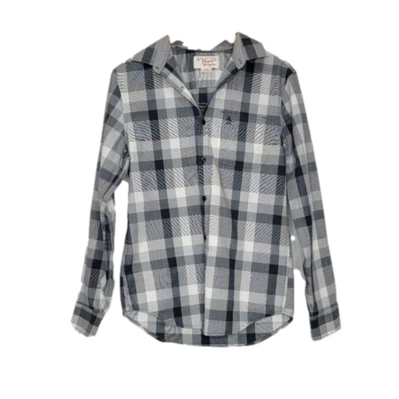 Original Penguin Plaid Long sleeve Button Up shirt - Picture 1 of 11